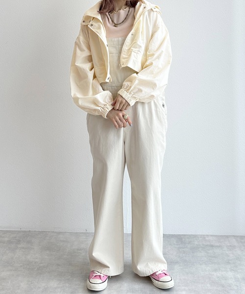 w closet（ダブルクローゼット）の「【マルチウェイ】ナイロンマウンテンパーカー（マウンテンパーカー・レディース・オフホワイト/ベージュ・FREE）」の10枚目の写真