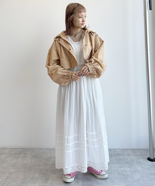 w closet（ダブルクローゼット）の「【マルチウェイ】ナイロンマウンテンパーカー（マウンテンパーカー・レディース・オフホワイト/ベージュ・FREE）」の15枚目の写真