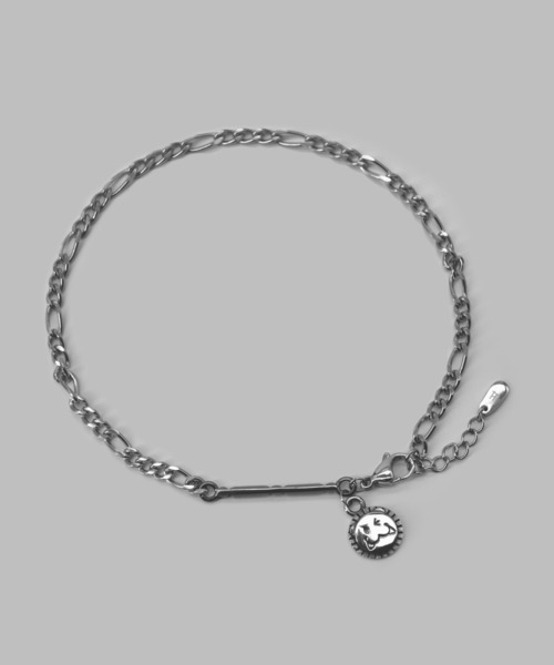 LION HEART（ライオンハート）の「LH T.H.R LEO アンクレット/wink/サージカルステンレス316L（金属アレルギー対応）（アンクレット・メンズ・A/B/C/D・ONE SIZE）」の3枚目の写真