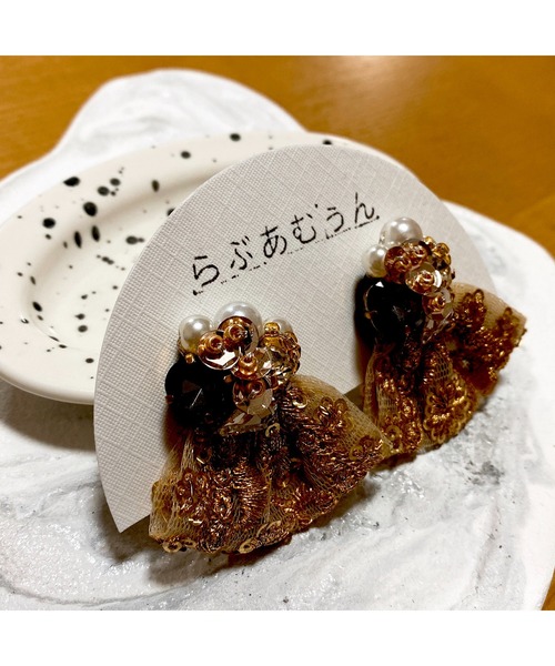 tone(トーン)の「【LoveAmooN】gorgeous8 (MA)(ピアス(両耳用)・レディース・シルバー・FREE)」の2枚目の写真
