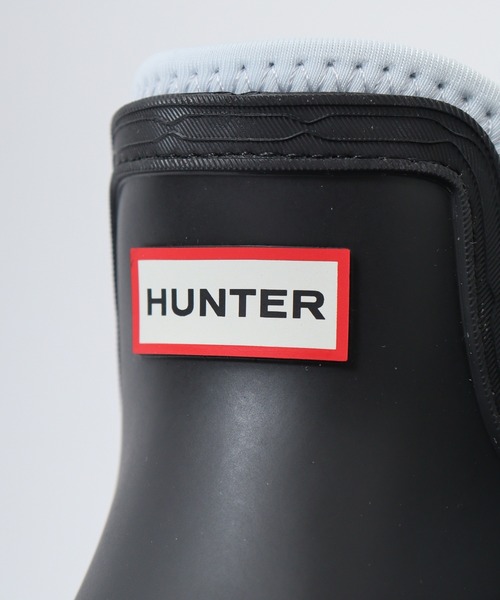 HUNTER（ハンター）の「HUNTER ネオプレン チェルシープレイブーツ（レインシューズ・レディース・ブラック/グレー/カーキ/ホワイト×グリーン/ホワイト×ブルー・24cm/23cm/22cm/24㎝/25cm/23㎝/25㎝）」の14枚目の写真