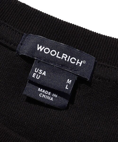 WOOLRICH（ウールリッチ）の「WOOL RICH/ウールリッチ COTTON GRAPHIC LOGO TEE/7オンス コットン グラフィック ロゴ Tシャツ（Tシャツ/カットソー・メンズ・ブラック/ホワイト・MEDIUM/LARGE）」の5枚目の写真