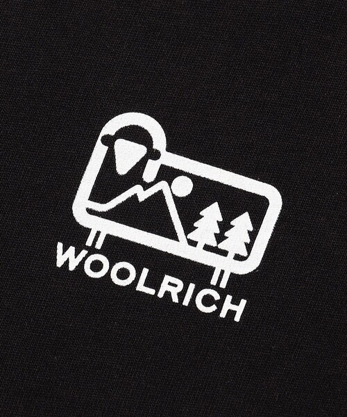 WOOLRICH（ウールリッチ）の「WOOL RICH/ウールリッチ COTTON GRAPHIC LOGO TEE/7オンス コットン グラフィック ロゴ Tシャツ（Tシャツ/カットソー・メンズ・ブラック/ホワイト・MEDIUM/LARGE）」の9枚目の写真
