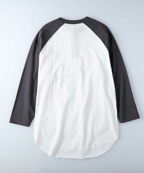 BEVERLY HILLS POLO CLUB(ビバリーヒルズポロクラブ)の「【BEVERLY HILLS POLO CLUB】ラグランヘンリーチュニック(Tシャツ/カットソー・レディース・ブルー/ダークグレー・M/L)」の10枚目の写真