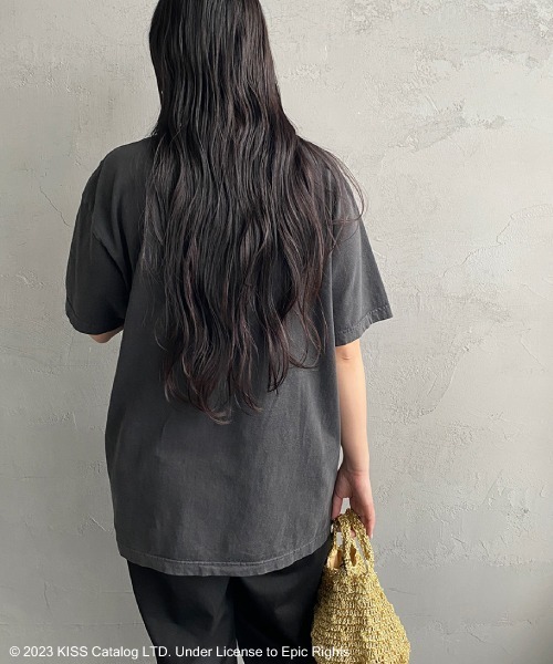 GOOD ROCK SPEED（グッドロックスピード）の「[GOOD ROCK SPEED/グッドロックスピード] KISS プリントTシャツ（Tシャツ/カットソー・レディース・ブラック・F）」の7枚目の写真