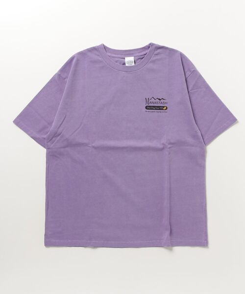MANASTASH（マナスタッシュ）の「MANASTASH/マナスタッシュ　HOT DOG TOUR TEE　ホットドックTシャツ（Tシャツ/カットソー・レディース・バイオレット/ブラック/ホワイト・M）」の9枚目の写真