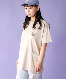 イニシャルワッペンビッグTEE
