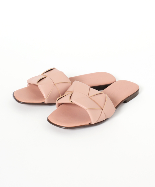 MAURO de BARI(マウロディバリ)の「【MAURO DE BARI】フラットサンダル(サンダル・レディース・ホワイト/ピンク・36/37/38)」の8枚目の写真