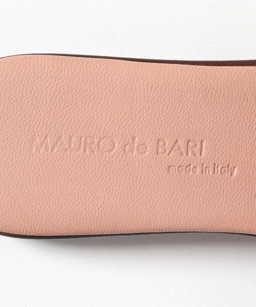 MAURO de BARI(マウロディバリ)の「【MAURO DE BARI】フラットサンダル(サンダル・レディース・ホワイト/ピンク・36/37/38)」の7枚目の写真