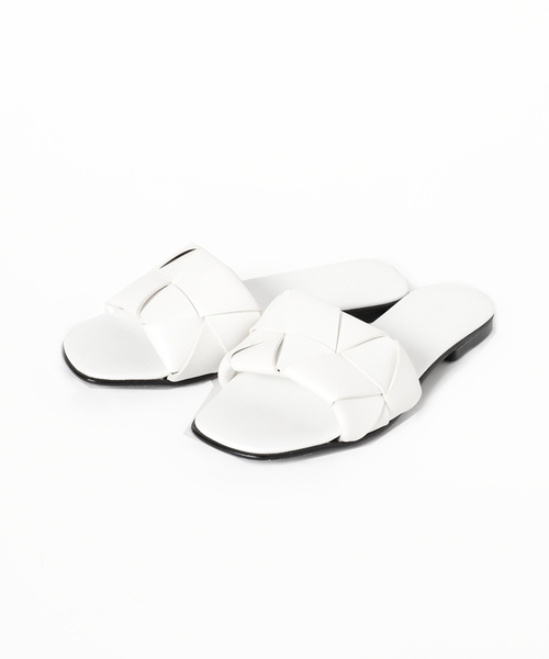 MAURO de BARI(マウロディバリ)の「【MAURO DE BARI】フラットサンダル(サンダル・レディース・ホワイト/ピンク・36/37/38)」の9枚目の写真