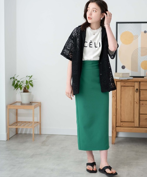 WEGO(ウィゴー)の「WEGO/【セットアップ対応】オープンカラーレースシャツ(シャツ/ブラウス・レディース・ブラック/ホワイト・FREE)」の15枚目の写真