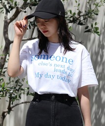 HER CLOSET | 【shemoshelly】WEB限定someoneロゴT(Tシャツ/カットソー)