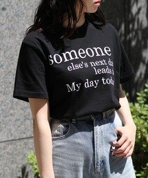 HER CLOSET | 【shemoshelly】WEB限定someoneロゴT(Tシャツ/カットソー)