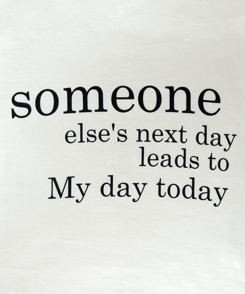 HER CLOSET(ハークローゼット)の「【shemoshelly】WEB限定someoneロゴTシャツ(Tシャツ/カットソー・レディース・ブラック/ホワイト/ホワイト系その他2・S/M/L)」の22枚目の写真