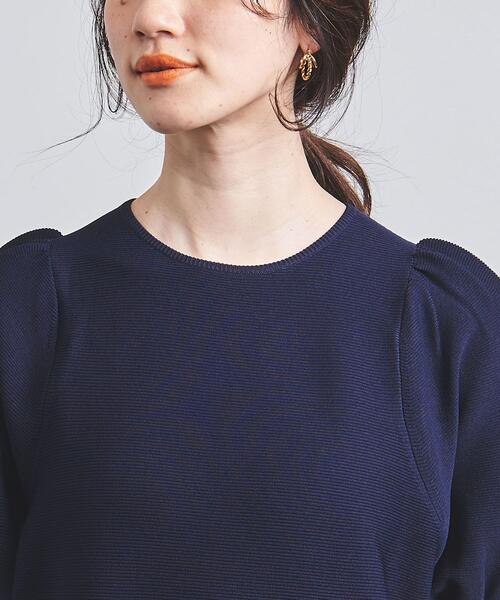 UNITED ARROWS(ユナイテッドアローズ)の「P パフ ワンピース(ワンピース・レディース・ネイビー/ブラック・FREE)」の6枚目の写真