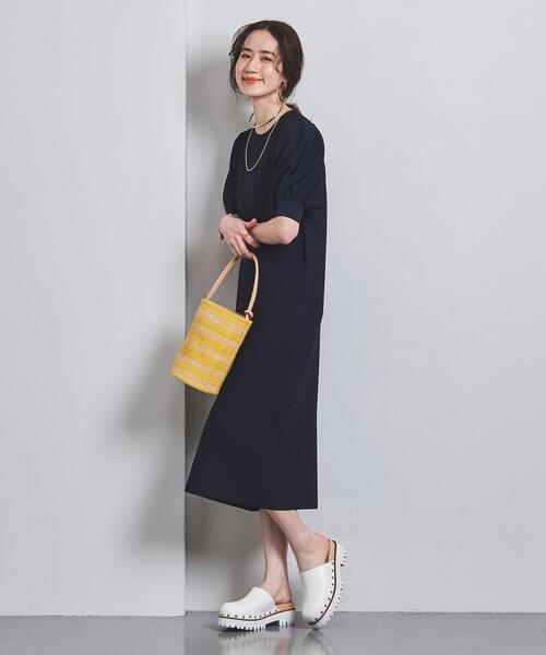 UNITED ARROWS(ユナイテッドアローズ)の「P パフ ワンピース(ワンピース・レディース・ネイビー/ブラック・FREE)」の11枚目の写真