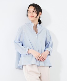 collex | ＜手洗い可＞ウェーブストライプブラウス(シャツ/ブラウス)