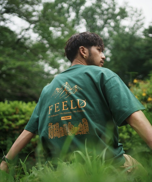 Leyline(レイライン)の「【Leyline】Feeld tee(Tシャツ/カットソー・メンズ・グリーン/ホワイト・MEDIUM/LARGE/X-LARGE)」の2枚目の写真