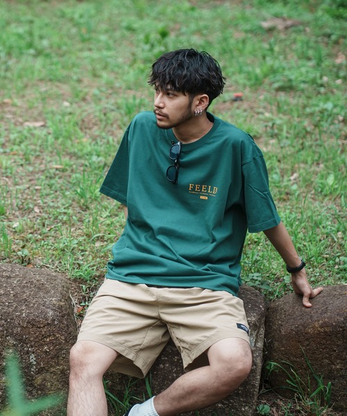 Leyline(レイライン)の「【Leyline】Feeld tee(Tシャツ/カットソー・メンズ・グリーン/ホワイト・MEDIUM/LARGE/X-LARGE)」の4枚目の写真