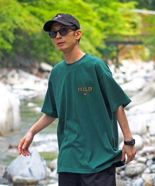 Leyline(レイライン)の「【Leyline】Feeld tee(Tシャツ/カットソー・メンズ・グリーン/ホワイト・MEDIUM/LARGE/X-LARGE)」の6枚目の写真