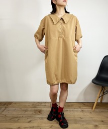 Kotoe（コトエ）の「【在庫限り】 シャツワンピース ミニ ドローストリング バルーン（シャツワンピース）」
