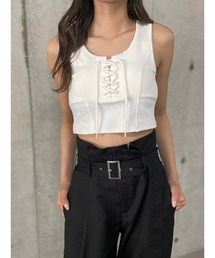 ENVYM | レースアップタンク(タンクトップ)