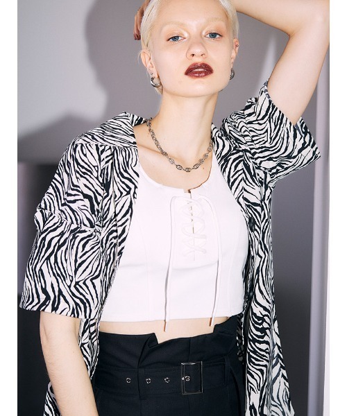 ENVYM（アンビー）の「レースアップタンク（タンクトップ）」 - WEAR