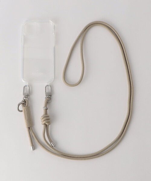 Topologie（トポロジー）の「【別注】＜Topologie×green label relaxing＞ベージュ スマホショルダー（スマホケース/カバー・メンズ・その他1/その他4/その他3/その他2/その他5・iPhone 12/12 Pro/iPhone 14/iPhone 13 Pro/iPhone 13/iPhone 14 Pro）」の2枚目の写真