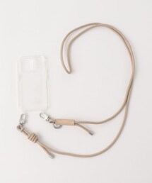 【別注】＜Topologie×green label relaxing＞ベージュ スマホショルダー