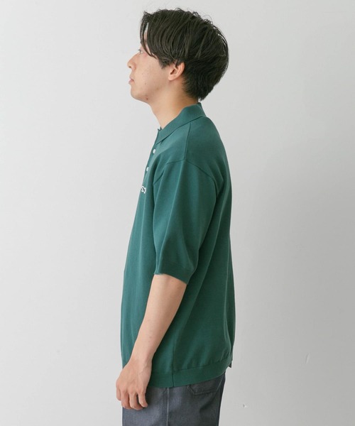 PENNEYS（ぺニーズ）の「『洗濯可』『別注』PENNEYS×DOORS　THE FOX ハイゲージニットポロ（ポロシャツ・メンズ・グリーン/グレー/スミクロ・MEDIUM/LARGE）」の15枚目の写真