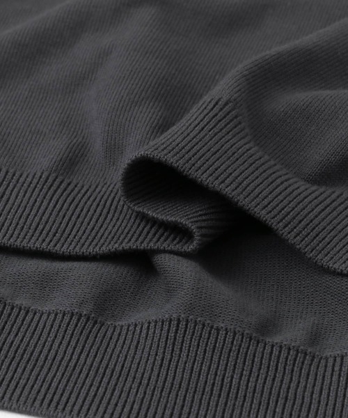 PENNEYS（ぺニーズ）の「『洗濯可』『別注』PENNEYS×DOORS　THE FOX ハイゲージニットポロ（ポロシャツ・メンズ・グリーン/グレー/スミクロ・MEDIUM/LARGE）」の11枚目の写真