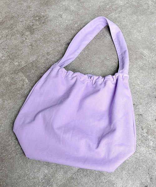 CPCM（シーピーシーエム）の「キャンバスショルダー（ショルダーバッグ・レディース・ブラック/アイボリー/パープル・FREE）」の3枚目の写真