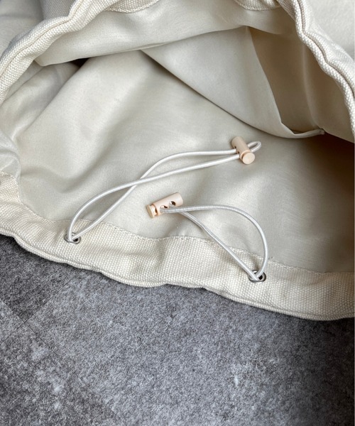 CPCM（シーピーシーエム）の「キャンバスショルダー（ショルダーバッグ・レディース・ブラック/アイボリー/パープル・FREE）」の6枚目の写真