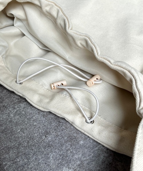 CPCM（シーピーシーエム）の「キャンバスショルダー（ショルダーバッグ・レディース・ブラック/アイボリー/パープル・FREE）」の7枚目の写真