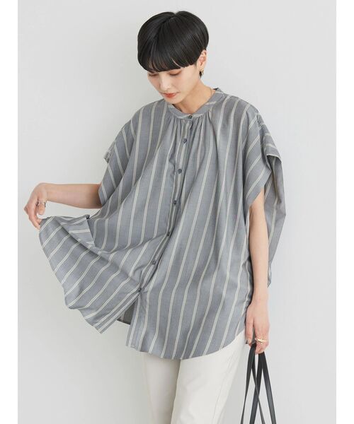 セール】サラックールフレンチスリーブシャツ（シャツ/ブラウス