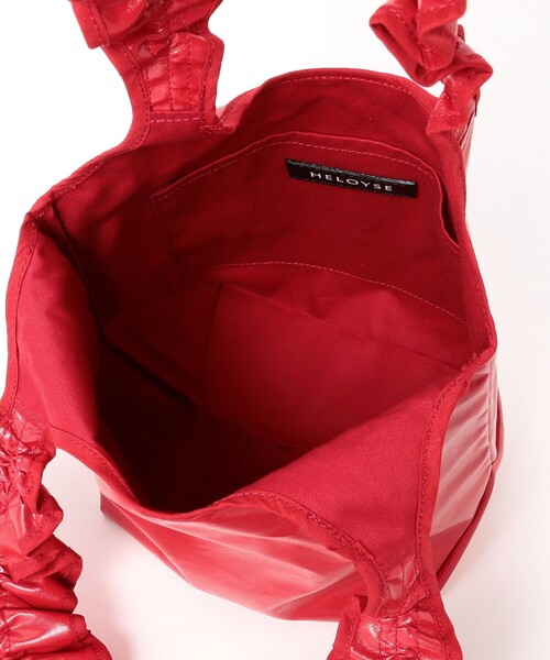 Ray BEAMS（レイビームス）の「HELOYSE / shoulder on LOVE ミニ トートバッグ（トートバッグ・レディース・ブラック/レッド・ONE SIZE）」の22枚目の写真