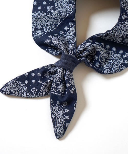 BOBO(ボボ)の「【BOBO】 保冷剤が入れられる4wayバンダナスタイ(スタイ/よだれかけ・キッズ・レッド/ネイビー・ONE SIZE)」の14枚目の写真