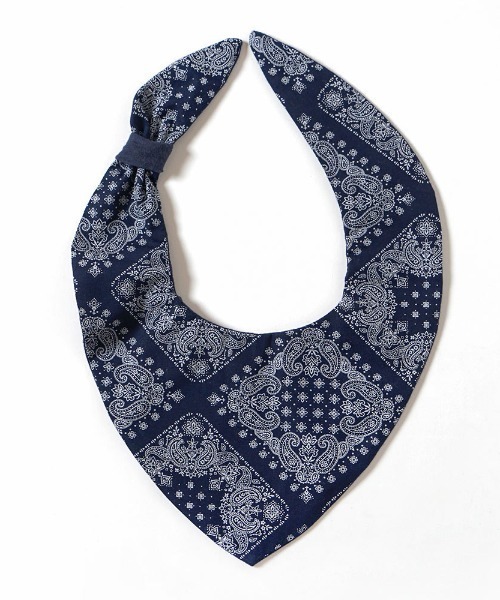 BOBO(ボボ)の「【BOBO】 保冷剤が入れられる4wayバンダナスタイ(スタイ/よだれかけ・キッズ・レッド/ネイビー・ONE SIZE)」の11枚目の写真