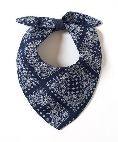 BOBO(ボボ)の「【BOBO】 保冷剤が入れられる4wayバンダナスタイ(スタイ/よだれかけ・キッズ・レッド/ネイビー・ONE SIZE)」の17枚目の写真