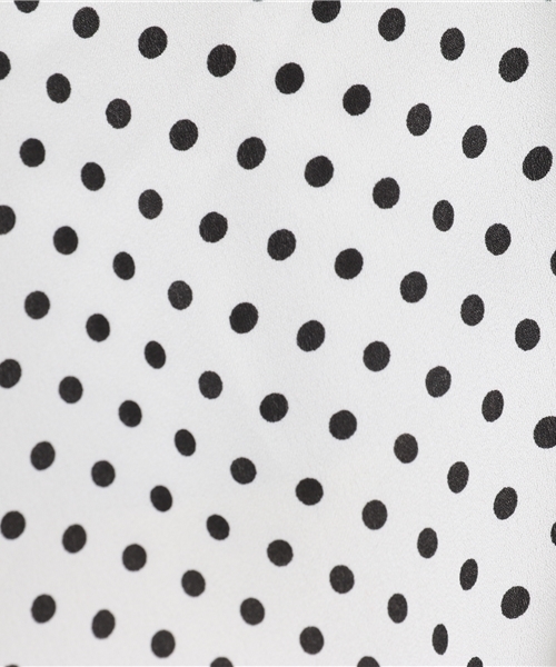 one after another NICE CLAUP(ワンアフターアナザーナイスクラップ)の「【ナイスクラップ】ドットシュークリーム袖(シャツ/ブラウス・レディース・オフホワイト/ブラック・FREE)」の11枚目の写真