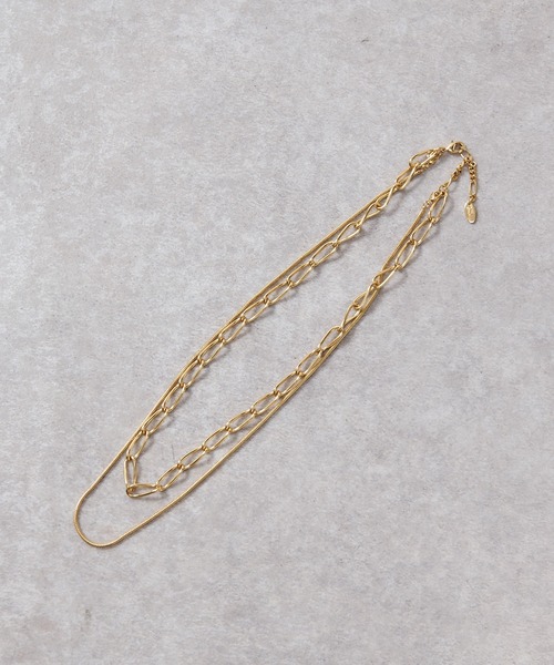 RIVE DROITE（リヴドロワ）の「2連チェーンネックレス（ネックレス・レディース・シルバー/ゴールド・FREE）」の11枚目の写真