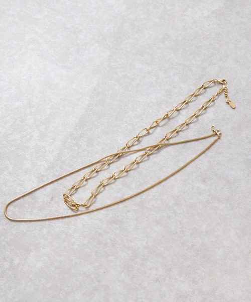 RIVE DROITE（リヴドロワ）の「2連チェーンネックレス（ネックレス・レディース・シルバー/ゴールド・FREE）」の21枚目の写真