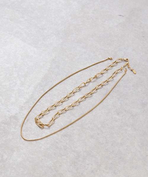RIVE DROITE（リヴドロワ）の「2連チェーンネックレス（ネックレス・レディース・シルバー/ゴールド・FREE）」の22枚目の写真