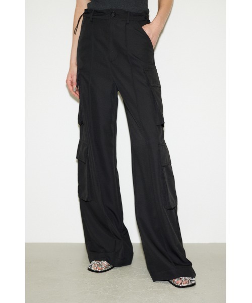 THROW by SLY カーゴパンツ ワークパンツ カジュアル テーパード THROW by SLY 「THROW SLY」 カーゴパンツ 1 杢グレー
