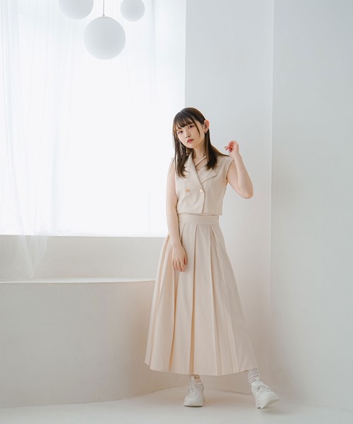 Lulu on the Bridge プリーツ スカート ロング マキシ 楽天市場】スカート 春 レディース プリーツスカート 春 フレア