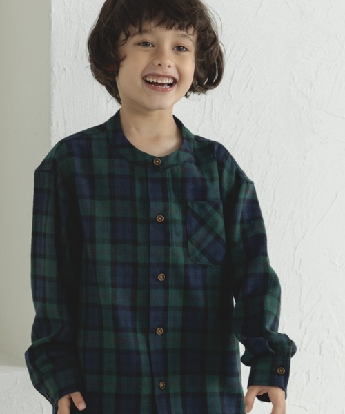 バーバリー　シャツ92 120長袖シャツ　襟付きシャツ　マルチカラー　兄弟お揃い バーバリー シャツ92 120長袖シャツ 襟付きシャツ マルチカラー