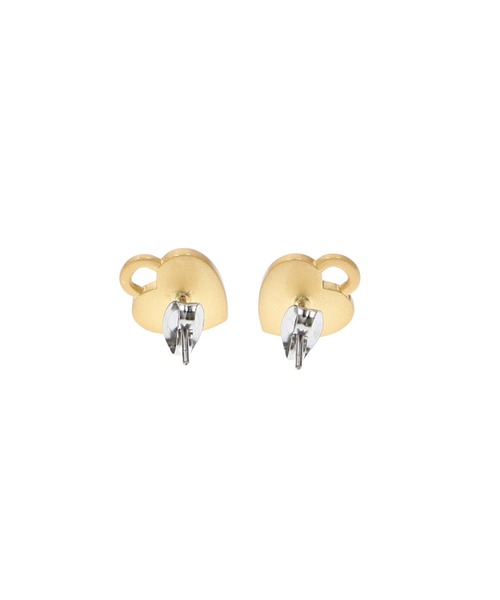 MILKFED.(ミルクフェド)の「HEART PADLOCK STUD EARRINGS(ピアス(両耳用)・レディース・シルバー/ゴールド・ONE SIZE)」の5枚目の写真