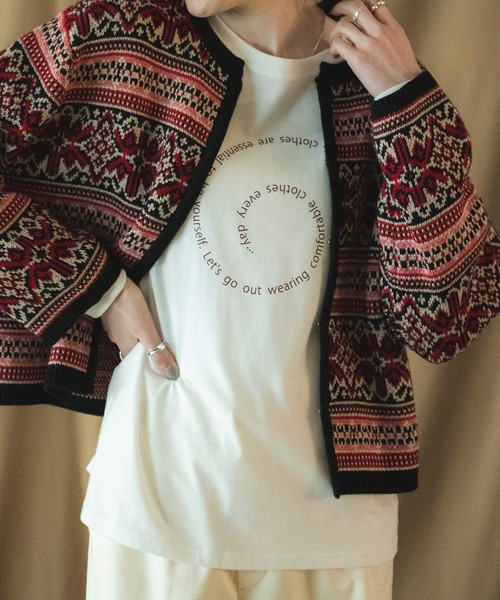 COMMRE（コムル）の「アソートロゴロンT（Tシャツ/カットソー・レディース・オレンジ/グリーン/ピンク/チャコールグレー・FREE）」の11枚目の写真