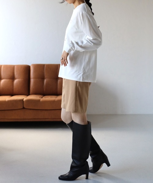 COMMRE（コムル）の「アソートロゴロンT（Tシャツ/カットソー・レディース・オレンジ/グリーン/ピンク/チャコールグレー・FREE）」の19枚目の写真
