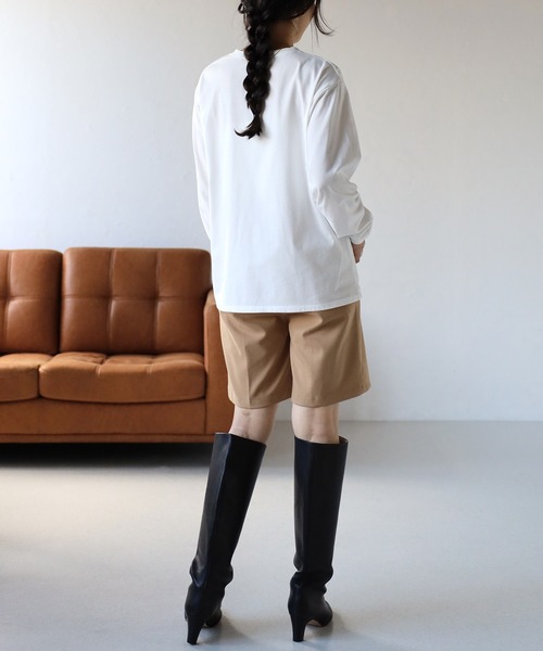 COMMRE（コムル）の「アソートロゴロンT（Tシャツ/カットソー・レディース・オレンジ/グリーン/ピンク/チャコールグレー・FREE）」の20枚目の写真
